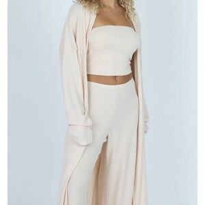 Yacht Club Women's Cardigan Set - Bellini